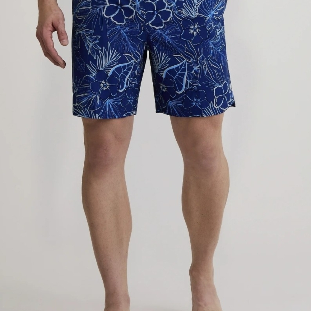 Tropical Blue Men's Board Shorts